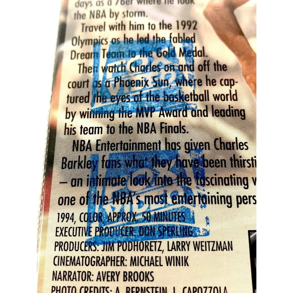 Vintage Sir Charles Barkley 1994 NBA SkyBox Basketball ￼Cards VHS Factory Sealed - Picture 9 of 10